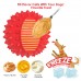  Dog Squeaky Toys Toothbrush Chew Toy  with Non-Toxic Natural Rubber  for Medium & Large Dogs